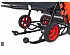 Санки-коляска Snow Galaxy City-2, дизайн - Мишка со звездой на красном, на больших колёсах Ева, сумка и варежки  - миниатюра №10